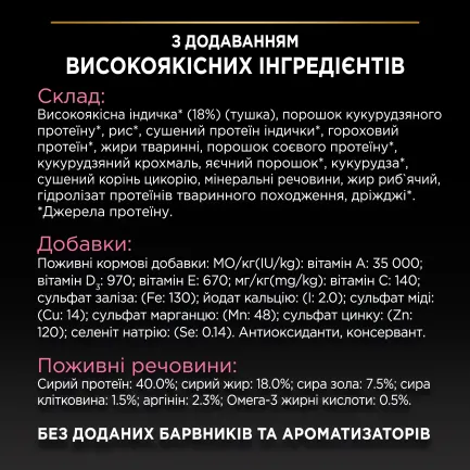 Сухий корм PRO PLAN Adult 1+ Delicate Digestion для дорослих котів з чутливою травною системою з індичкою 14 кг — Фото 7