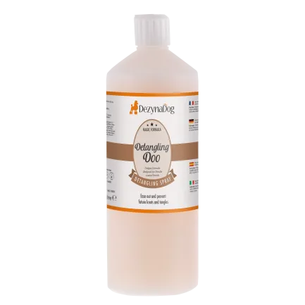 Спрей Dezynadog Detangling Doo Spray для розплутування ковтунів та вузлів призначений для шерсті породи Doodle 1 л