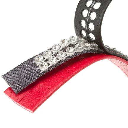 Ferplast LUX C12/22 BLACK-RED Нашийник, екошкіра — Фото 3