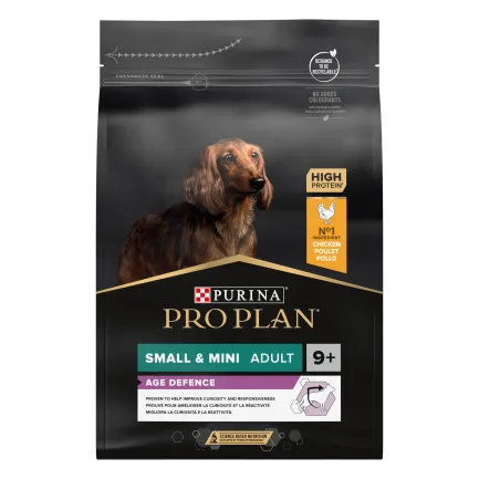 Сухий корм PRO PLAN Small&amp;Mini Adult 9+ Age Defence для собак від 9 років дрібних порід з куркою 3 кг — Фото 1