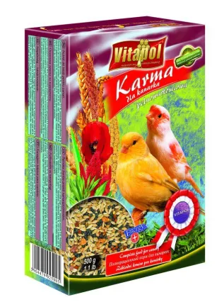 Vitapol Повнораціонний корм для Канарки, 500г.
