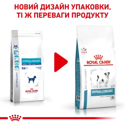 Дієтичний сухий корм Royal Canin HYPOALLERGENIC SMALL DOG для собак 3,5 кг — Фото 1