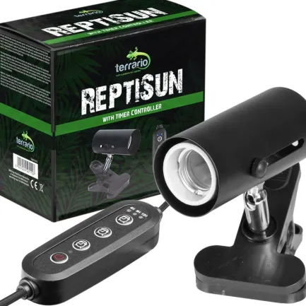 Світильник з затискної ручкою і таймером Terrario ReptiSun Time Control 200W — Фото 1