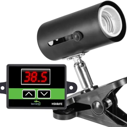 Світильник з затискної ручкою і термостатом ReptiSun Temperature Control 200W — Фото 4