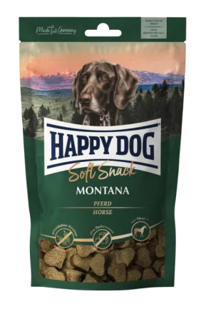 М'які ласощі Happy Dog Soft Snack Montana для собак зі смаком конини та картоплі, 100 г, 60689