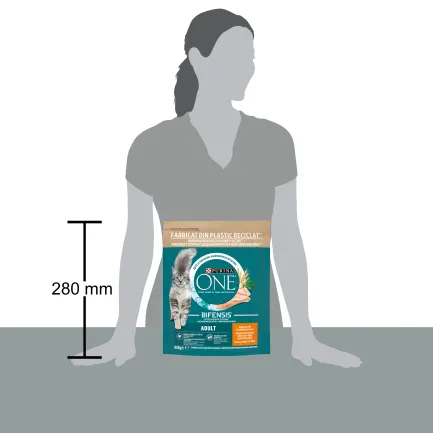 Сухий корм PURINA ONE Adult для дорослих котів комплекс Bifensis з куркою 800 г — Фото 2