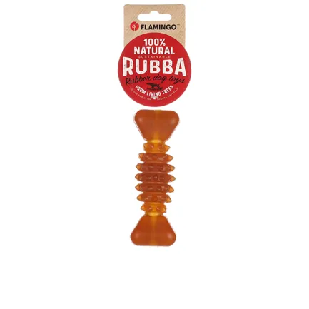 Flamingo Rubba Bone ФЛАМІНГО КІСТКА ГУМОВА З ШИПАМИ іграшка для собак M