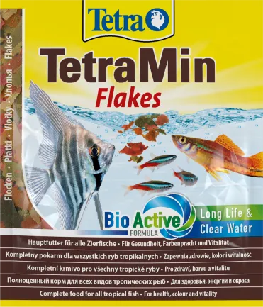Корм Tetra Min Flakes для акваріумних рибок, 12 г (пластівці)