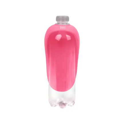 Поїлка-насадка на пляшку WAUDOG Silicone, 165х90 мм рожевий — Фото 3