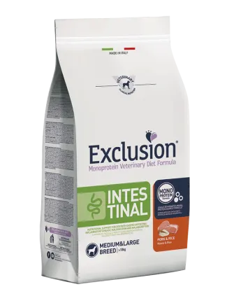 Exclusion Intestinal Medium&amp;Large Breed зі свининою для середніх та великих порід собак з порушенням травлення 2 кг