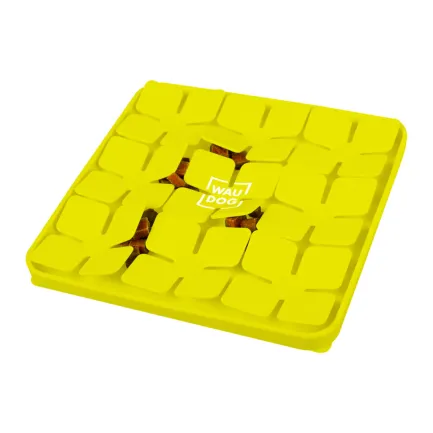 Килимок для пошуку корму WAUDOG Silicone, 205х205х17 мм, жовтий — Фото 3