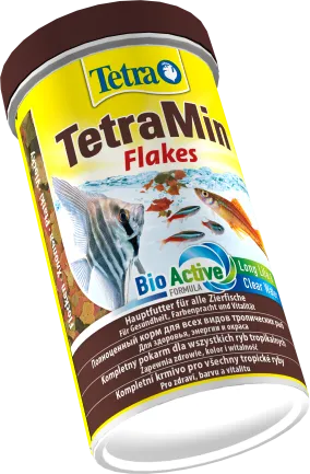 Корм Tetra Min Flakes для акваріумних рибок, 100 г (пластівці) — Фото 1
