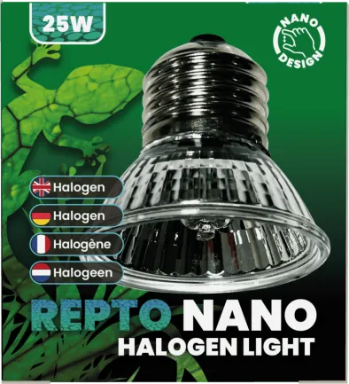 REPTO NANO HALOGEN LIGHT 25 WATT (R3100085) галогенна нано лампа для рептилій — Фото 2