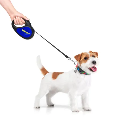 Повідець-рулетка для собак WAUDOG R-leash, малюнок "Сміливість", M, до 25 кг, 5 м, світловідбиваюча стрічка чорний — Фото 7
