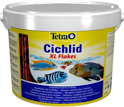 Корм Tetra Cichlid XL Flakes для рибок цихлід, 1,9 кг (пластівці) — Фото 1