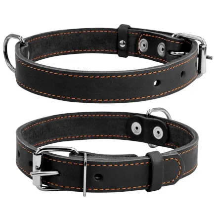 Нашийник "CoLLaR" одинарний (ширина 25мм, довжина 38-50см) чорний