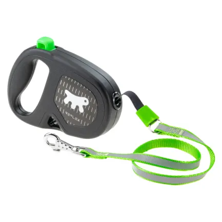 Ferplast FLIPPY ONE REFLEX CORD S VERDE Рулетка-Повідець зі шнуром
