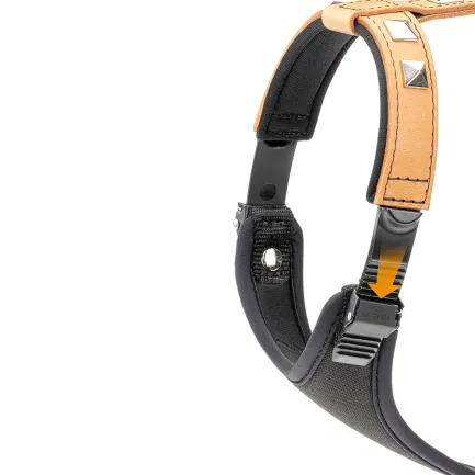 Ferplast GIOTTO P S HARNESS NAT LUXOR Шлея, шкіра — Фото 2