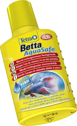 Кондиціонер Tetra Betta Aqua Safe для підготовки водопровідної води в придатну для півників, 100 мл на 100 л — Фото 1
