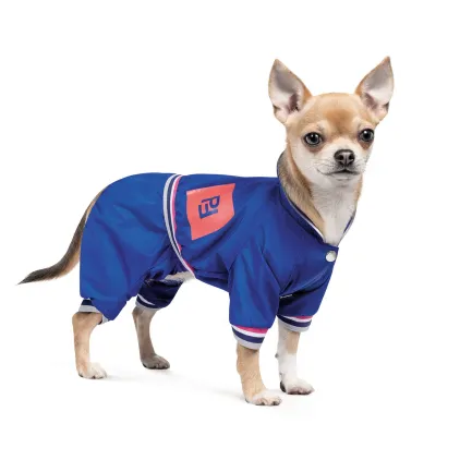 Дощовик Pet Fashion «Silver» для собак, розмір M, синій — Фото 1