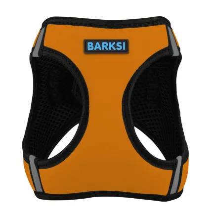 Шлея для собак Barksi Sport Vest неопрен 3D сітка помаранчева S — Фото 1