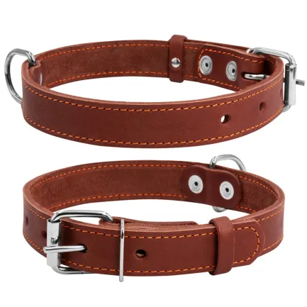 Нашийник "CoLLaR" одинарний (ширина 25мм, довжина 38-50см) коричневий