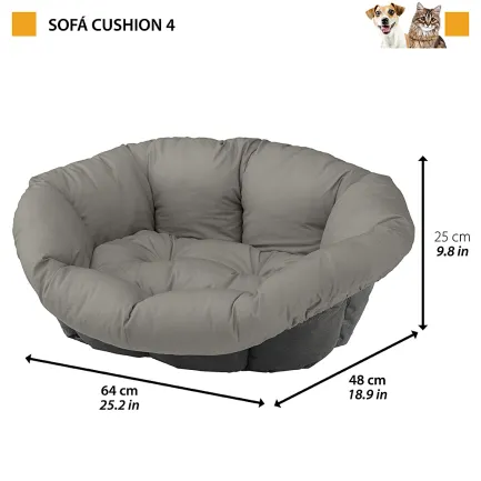 Ferplast SOFA 4 Подушка для лежанки, бавовна — Фото 1