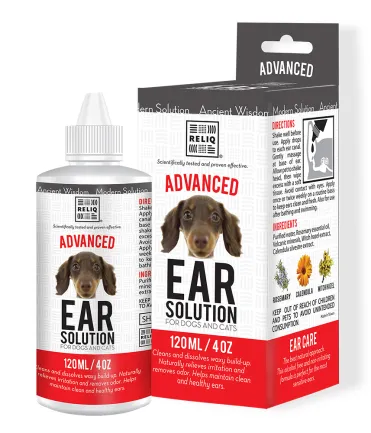 RELIQ Ear Solution Лосьйон для догляду за вухами собак і котів 120 мл