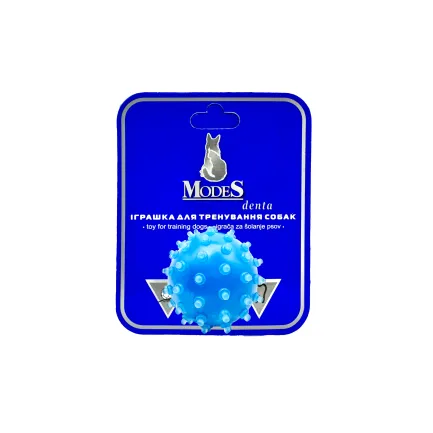 М'яч Міна блакитний розмір XS-4 см, Дента (Denta) іграшка для собак MODES