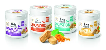 Вітаміни для собак Brit Vitamins Chondro для суглобів 60 таблеток — Фото 2
