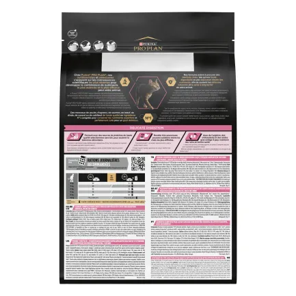 Сухий корм PRO PLAN Adult 1+ Delicate Digestion для дорослих котів з чутливим травленням та вибагливих до їжі з ягням 3 кг — Фото 2