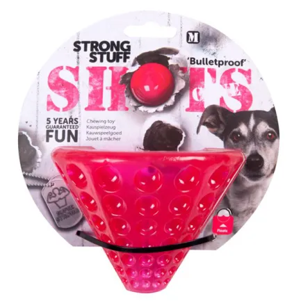 Flamingo Shots Cone ФЛАМІНГО ШОТС КОНУС суперміцна іграшка для собак 14х11 см