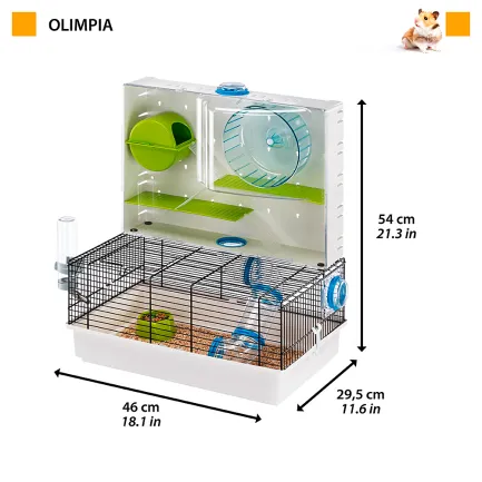 Ferplast CAGE OLIMPIA GABBIA Клітка для хом'яків різнокольорова — Фото 1