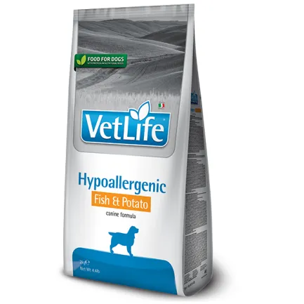 Сухий корм Farmina Vet Life Hypoallergenic Fish&amp;Potato для собак, при харчовій алергії, риба та картопля, 2 кг