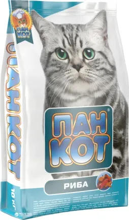 Сухий корм для котів Пан Кіт риба 10 кг