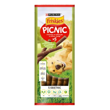Ласощі FRISKIES Picnic для дорослих собак з яловичиною 42 г