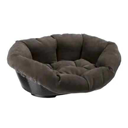 Ferplast SOFA' PRESTIGE 2 Місце д/тварин пластик+ м'який чохол,сірий