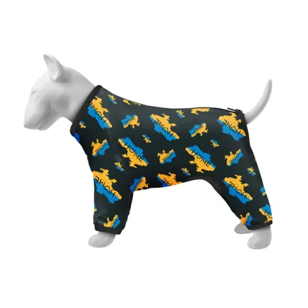 Вітровка для собак WAUDOG Clothes ,малюнок "Дім", M47, В 69-72 см, С 47-50 см