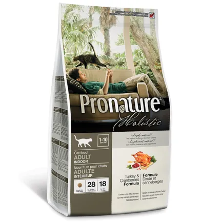 Pronature Holistic Cat Turkey&amp;Cranberries ПРОНАТЮР ХОЛІСТИК ІНДИЧКА З ЖУРАВЛИНОЮ сухий холістик корм для котів 2,72 кг