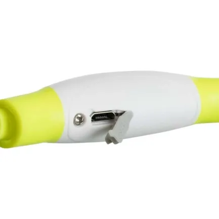 Trixie Flash USB Нашийник, що світиться, L-XL 65 см/8 мм/ зелений (TX-12661) — Фото 1