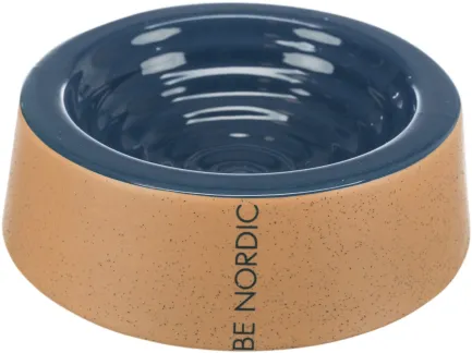 Миска Trixie Be Nordic для собак, блакитна, 200 мл, d:16 см (керамічна)