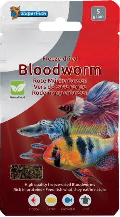 Сублімований корм для риб SF FREEZE DRIED BLOODWORMS 5 GRAM (A3040020)