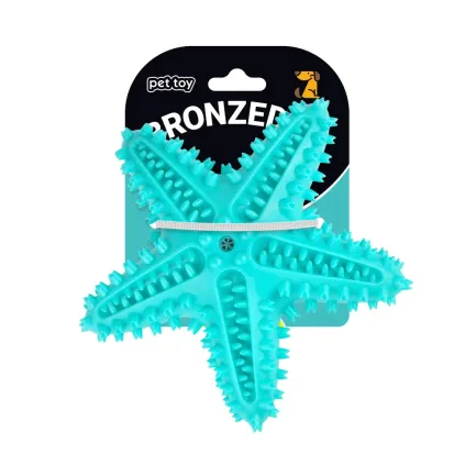 Іграшка Для Собак Bronzedog Petfun Морська Зірка З Піщалкою 16 Х 16 Див M — Фото 1