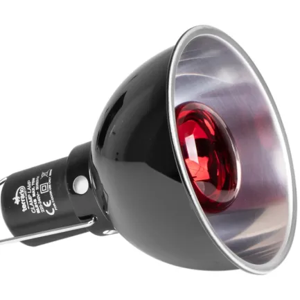 Світильник глибокий рефлекторний Terrario Biosphere Light 75W для локального обігріву тераріумів з керамічним патроном E27 — Фото 2
