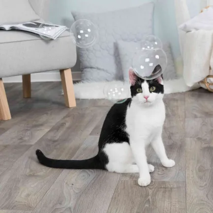 Мильні бульбашки Trixie для котів, з котячою м'ятою 120 мл — Фото 1