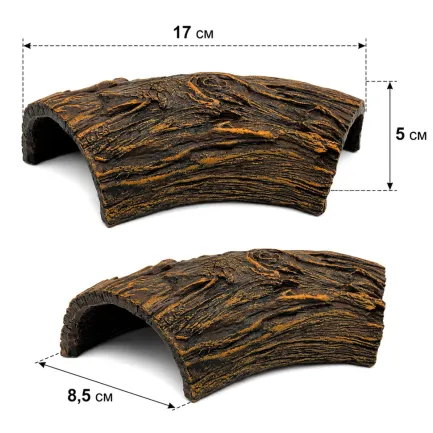 Декорація Hobby Root Wood Cave 1 17x8,5x5см для акваріума і тераріуму (41790) — Фото 1