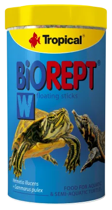 Сухий корм Tropical Biorept W для водоплавних черепах, 150 г (гранули)
