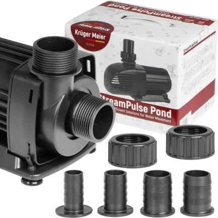 Енергоефективний насос для ставка Kruger Meier StreamPulse Pond 13000 л/год із захистом — Фото 2