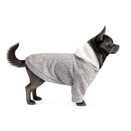 Толстовка Pet Fashion «Delicate» для собак, розмір S, сіра — Фото 2