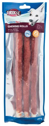 Паличка Trixie Denta Fun для чищення зубів собак, з качкою, 28 см, 250 г, 3 шт